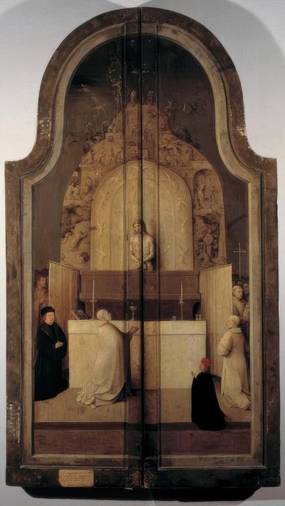 La misa de San Gregorio de Hieronymus Bosch