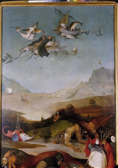 La tentación de San Antonio (detalle) de Hieronymus Bosch