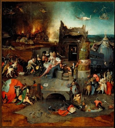 La tentación de San Antonio de Hieronymus Bosch