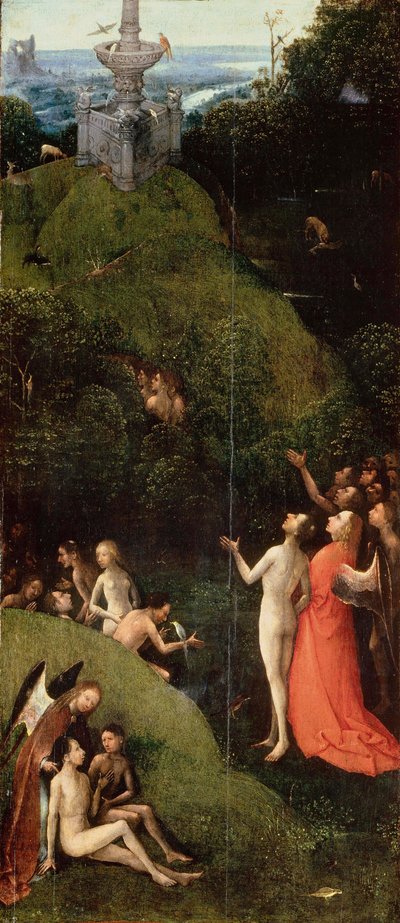 Paraíso Terrenal. De: Cuatro Visiones del Más Allá de Hieronymus Bosch