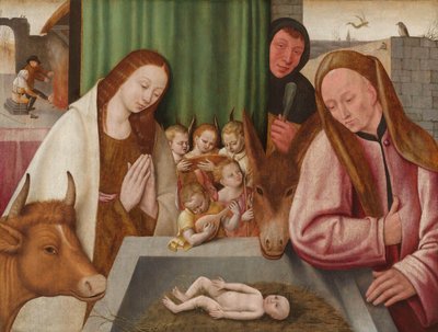 Natividad, c.1550-1600 de Hieronymus Bosch
