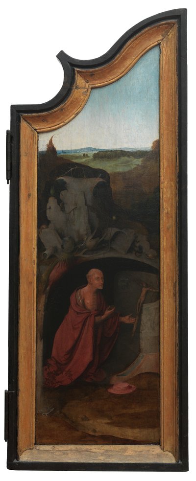 Panel derecho del Tríptico de Job, c.1500-24 (óleo sobre tabla) de Hieronymus Bosch