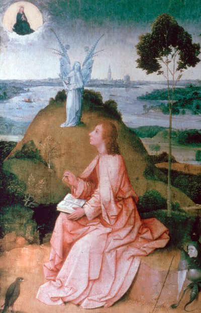San Juan Evangelista en Patmos, 1504-1505 de Hieronymus Bosch