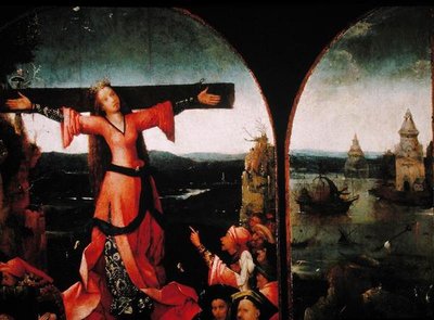Tríptico de Santa Liberata (detalle) de Hieronymus Bosch