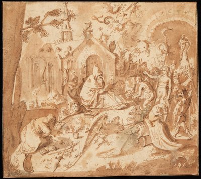 Tentación de San Antonio de Hieronymus Bosch