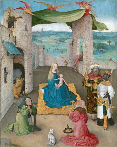 La adoración de los Magos, c.1475 de Hieronymus Bosch