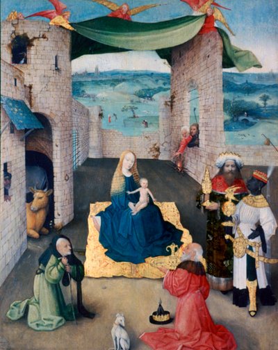 La Adoración de los Magos, c. 1490 de Hieronymus Bosch