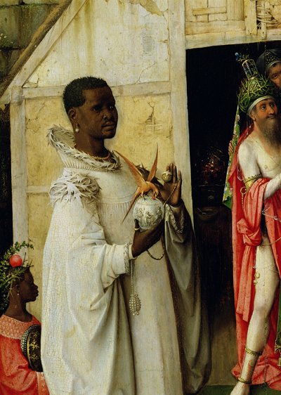 La adoración de los magos: (detalle) de Hieronymus Bosch