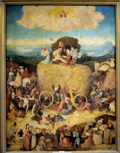 La alegoría del carro de heno de Hieronymus Bosch