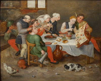 Los cantantes de Baco, 1580 de Hieronymus, Bosch