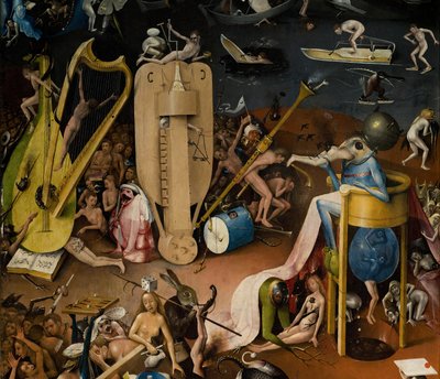 El jardín de las delicias, 1490-1500 de Hieronymus Bosch