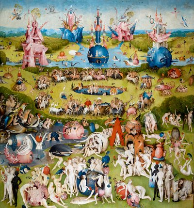 El jardín de las delicias (panel central), c. 1500 de Hieronymus Bosch