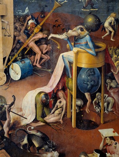 El Infierno (detalle) de Hieronymus Bosch