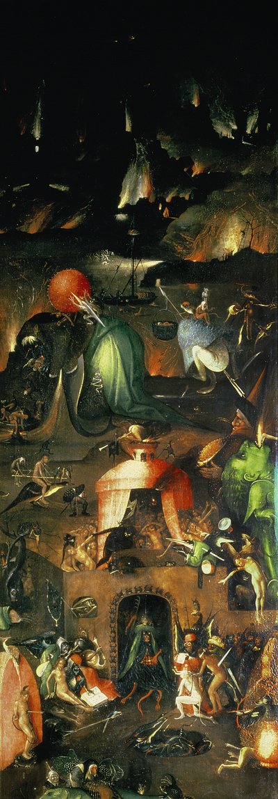 El Juicio Final (Retablo): Interior del Ala Derecha de Hieronymus Bosch