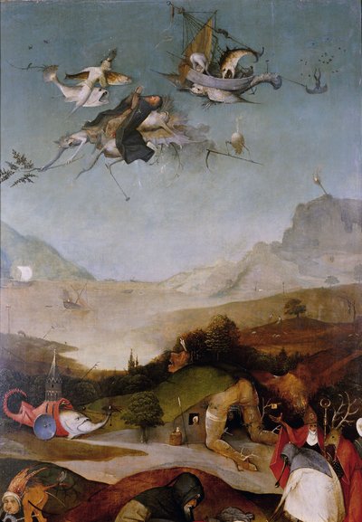 La Tentación de San Antonio (detalle), entre 1495 y 1515 de Hieronymus Bosch