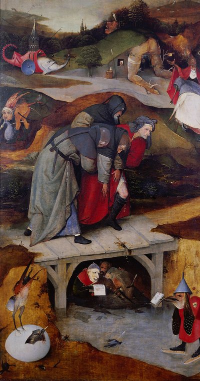 La tentación de San Antonio (detalle) de Hieronymus Bosch