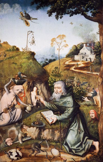 La tentación de San Antonio, por Hieronymus Bosch, Países Bajos de Hieronymus Bosch