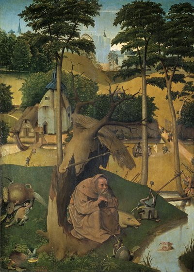 La tentación de San Antonio, c. 1490 de Hieronymus Bosch