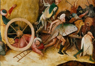 El carro de heno o tríptico del heno: detalle del panel central de Hieronymus Bosch