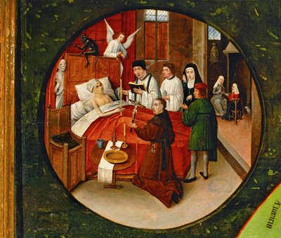 La tabla de los Siete Pecados Capitales ... de Hieronymus Bosch