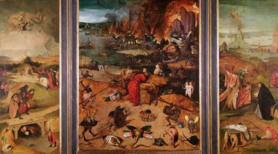 Tríptico de la tentación de San Antonio de Hieronymus Bosch