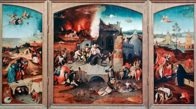 Tríptico de la Tentación de San Antonio, c1480-1516 de Hieronymus Bosch