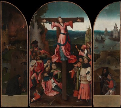 Tríptico del mártir crucificado de Hieronymus Bosch