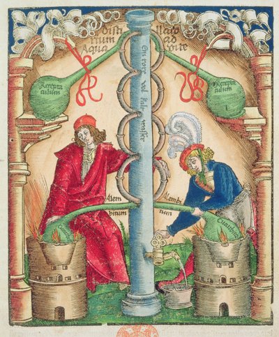 C.64.g.7 Portada de un Manual para destiladores, Estrasburgo de Hieronymus Brunschwig