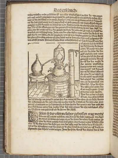 El libro de la destilación de Hieronymus Brunschwig
