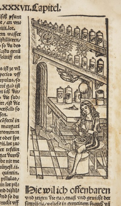 El libro de la destilación de Hieronymus Brunschwig