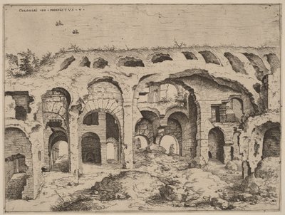 Cuarta vista del Coliseo de Hieronymus Cock