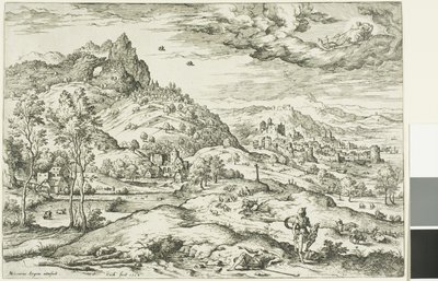 Mercurio con la cabeza de Argus de Hieronymus Cock