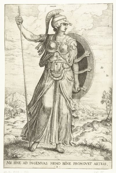 Minerva de Hieronymus Cock