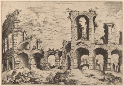 Segunda vista del Coliseo de Hieronymus Cock