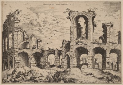Segunda vista del Coliseo de Hieronymus Cock