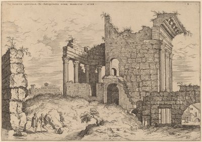 Segunda vista del Foro de Nerva de Hieronymus Cock