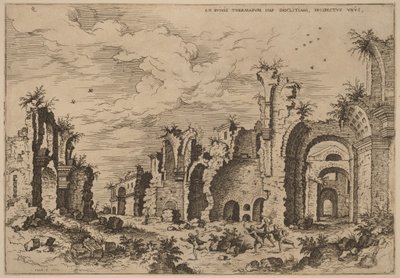 Las Termas de Diocleciano de Hieronymus Cock