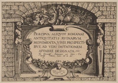 Página de título de Hieronymus Cock