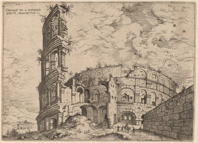 Vista del Coliseo de Hieronymus Cock