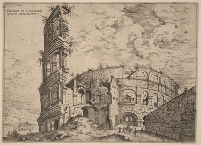 Vista del Coliseo de Hieronymus Cock
