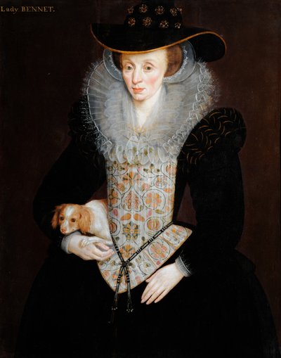 Retrato de Lady Bennet de Hieronymus Custodis
