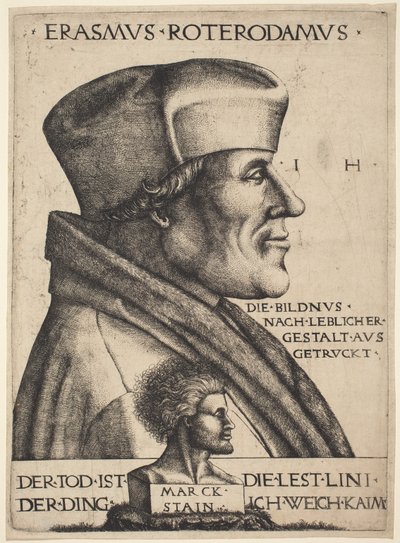 Erasmo de Rotterdam de Hieronymus Hopfer