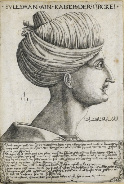 Sultán Suleiman I el Magnífico de Hieronymus Hopfer