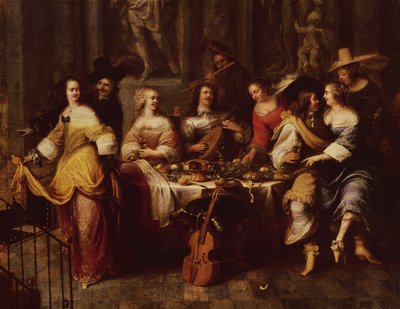 Comida festiva de Hieronymus Janssens