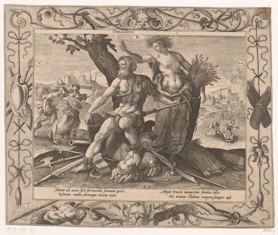 Cholerisch
Vier temperamenten (título de la serie) de Hieronymus Lederer