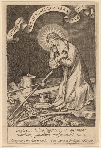 Baptismo habeo baptisari de Hieronymus Wierix