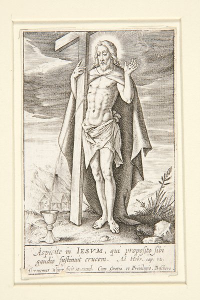 Cristo como salvadora de Hieronymus Wierix