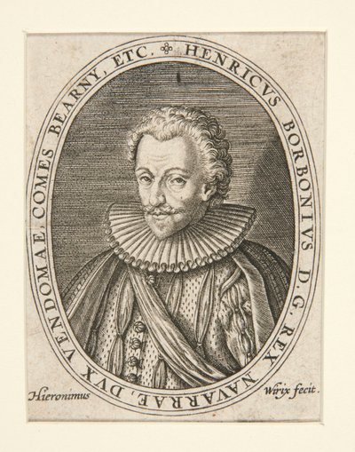 Rey Enrique IV de Hieronymus Wierix
