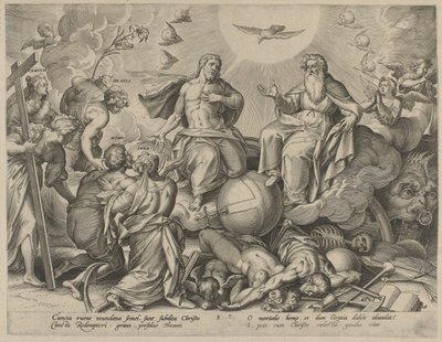 juicio final Las cuatro edades del hombre y la muerte (título de la serie) de Hieronymus Wierix