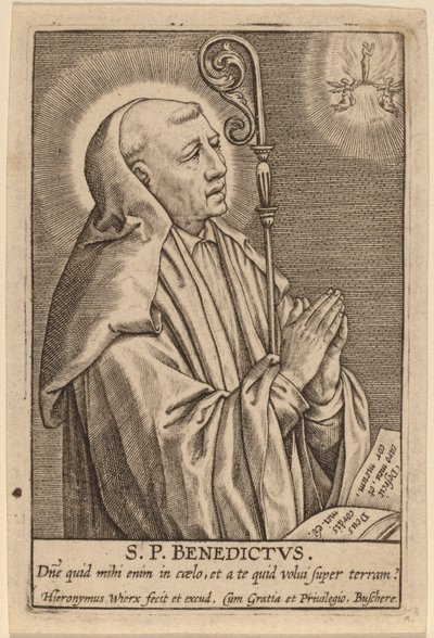 S. P. Benedictus de Hieronymus Wierix